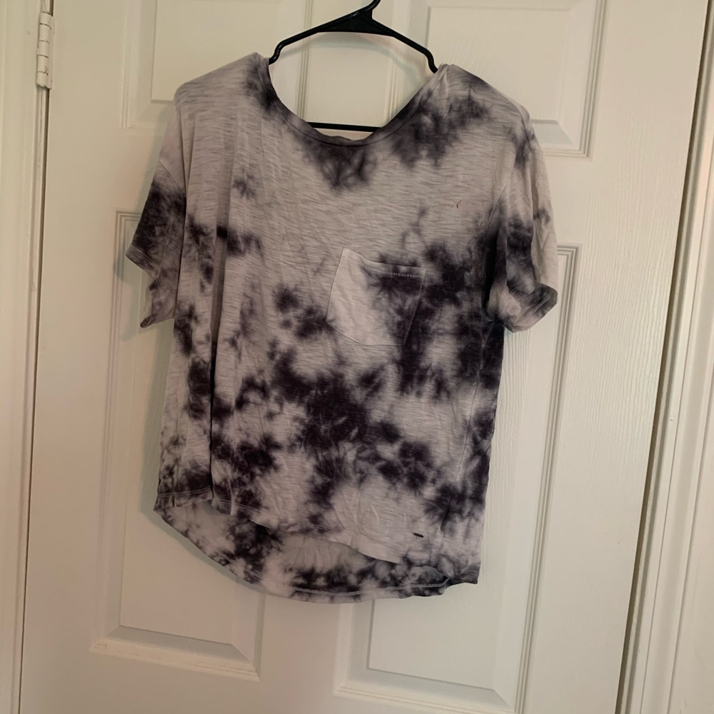 Oversized tie dyed shirt